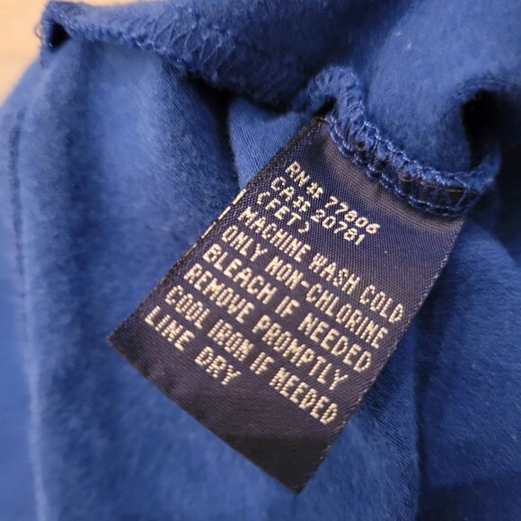 Vintage  Tommy Hilfiger Cycling Jersey Blue  with TH Patch Rare Mens Large - Picture 7 of 10